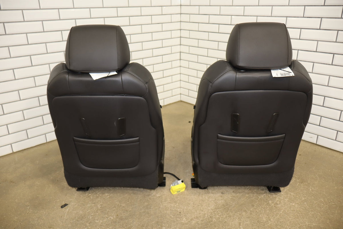 15-20 Cadillac Escalade Front Seats Heat Cool Jet Black