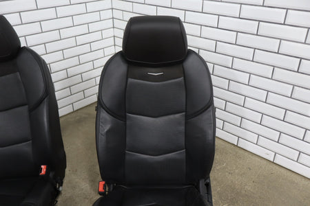 15-20 Cadillac Escalade Front Seats Heat Cool Jet Black