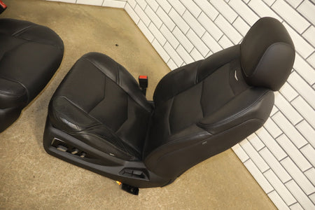 15-20 Cadillac Escalade Front Seats Heat Cool Jet Black