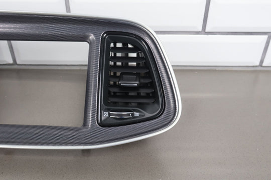15 - 20 Dodge Challenger SRT Speedometer & Radio Dash Trim Bezel W/Vents