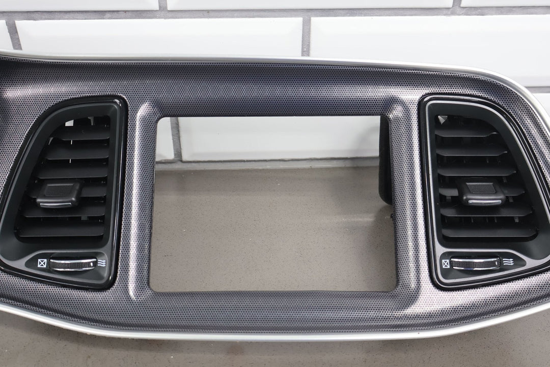 15 - 20 Dodge Challenger SRT Speedometer & Radio Dash Trim Bezel W/Vents