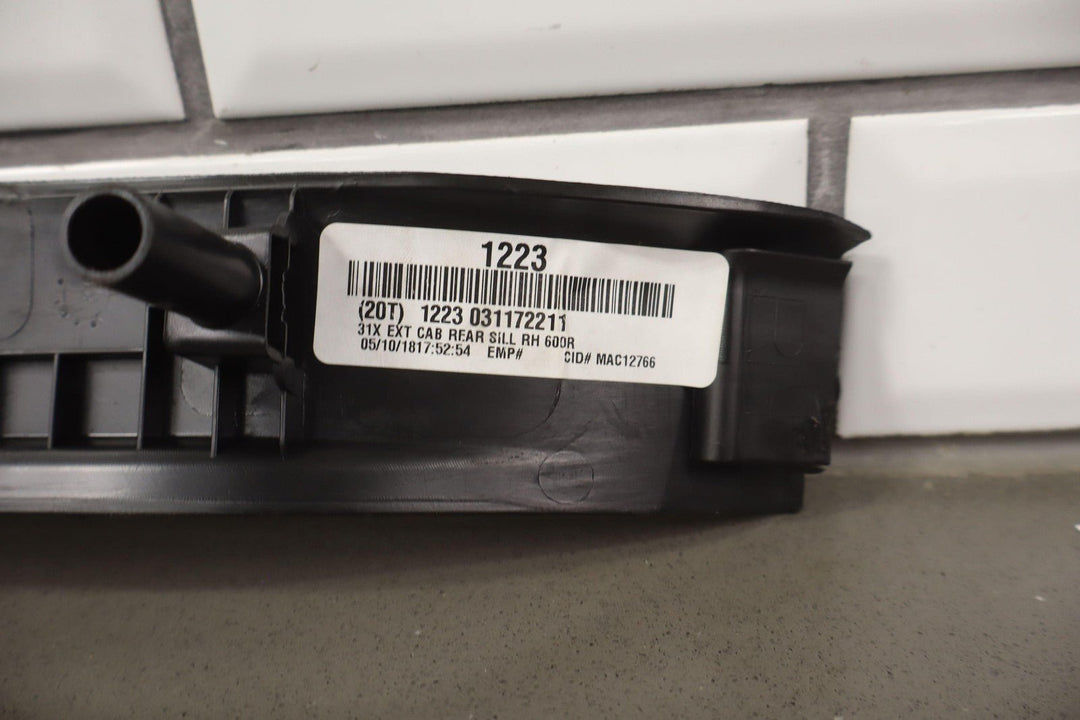 15 - 22 Chevy Colorado Extended Cab Sill Plate Set Jet Black OEM