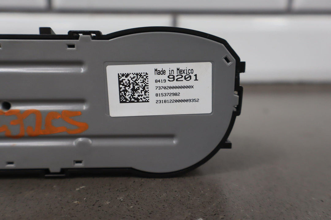 15 - 22 Chevy Colorado OEM Manual Climate Heater Control w Rear Defrost 84199201