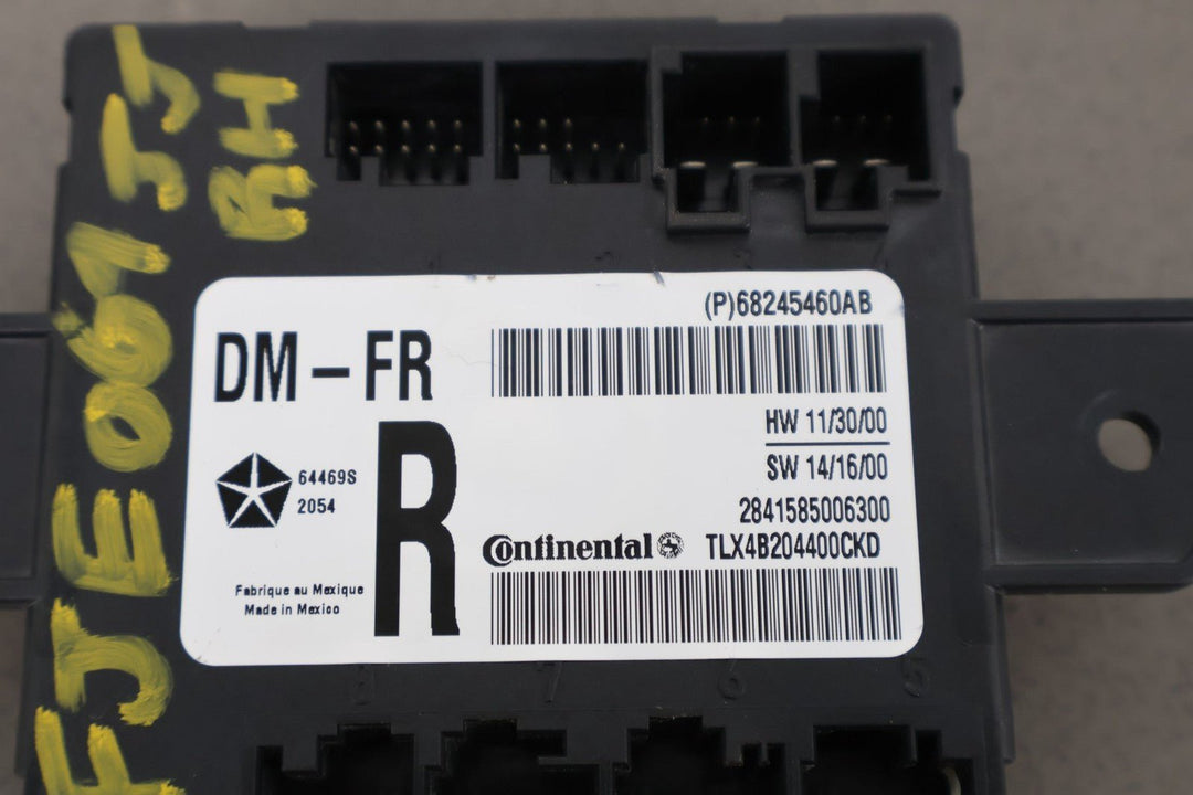 15 - 22 Jeep Grand Cherokee Front Right RH Door Control Module (68245460AB)