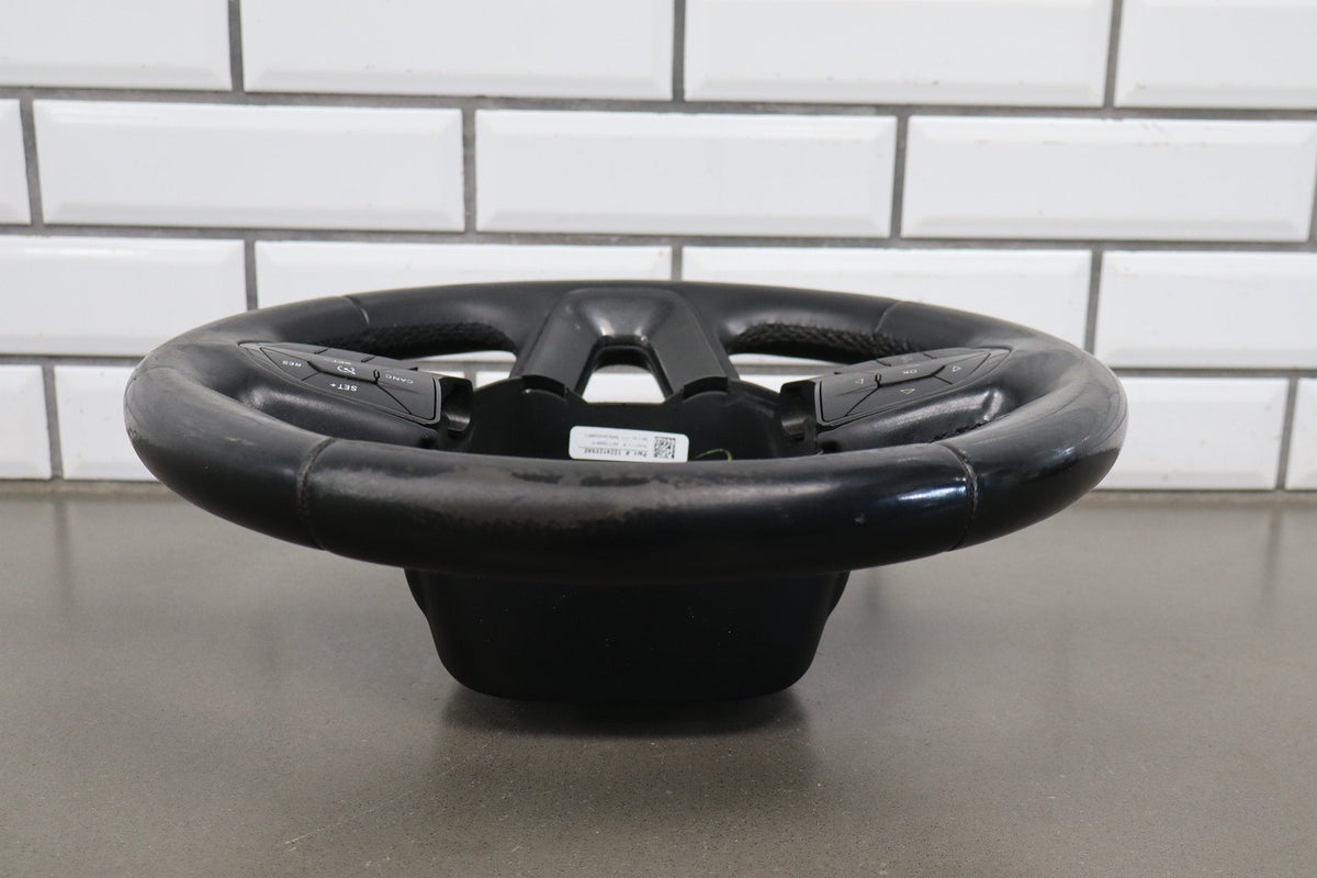 15-23 Dodge Challenger Scat Pack Leather Steering Wheel Black OEM