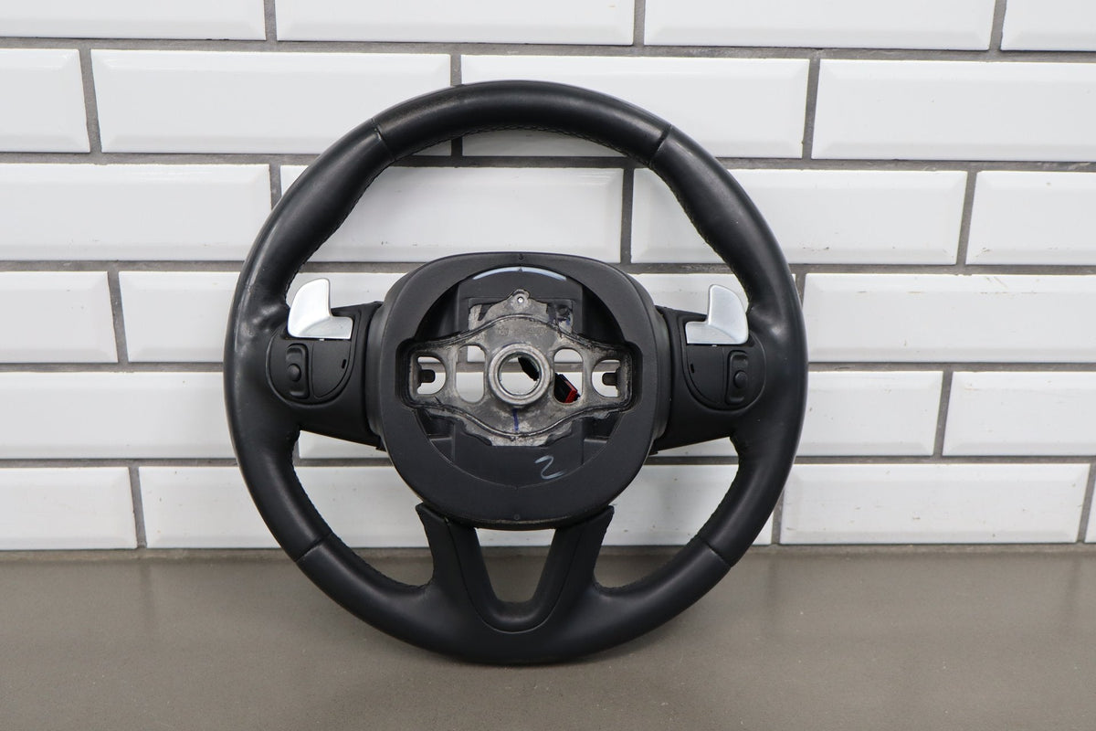 15-23 Dodge Challenger Scat Pack Leather Steering Wheel Black OEM