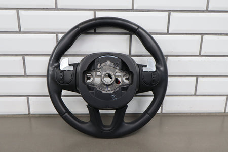 15-23 Dodge Challenger Scat Pack Leather Steering Wheel Black OEM
