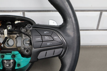 15-23 Dodge Challenger Scat Pack Leather Steering Wheel Black OEM