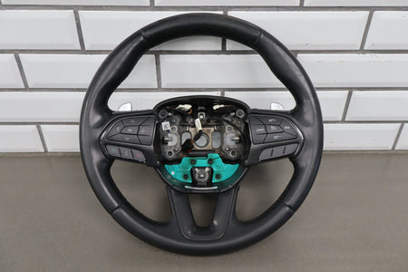 15-23 Dodge Challenger Scat Pack Leather Steering Wheel Black OEM