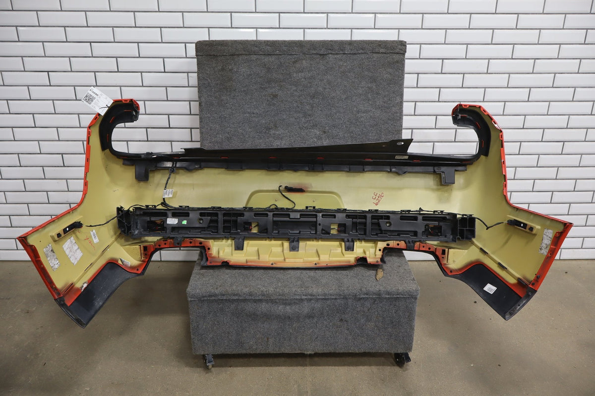 15-23 Dodge Challenger SRT Rear Bumper with Park Assist/Diffuser Go Mango PVP
