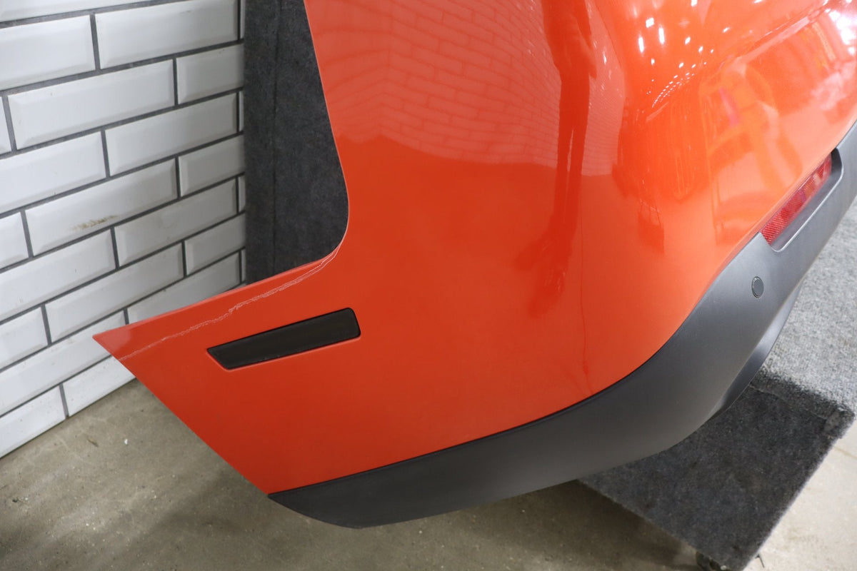 15-23 Dodge Challenger SRT Rear Bumper with Park Assist/Diffuser Go Mango PVP