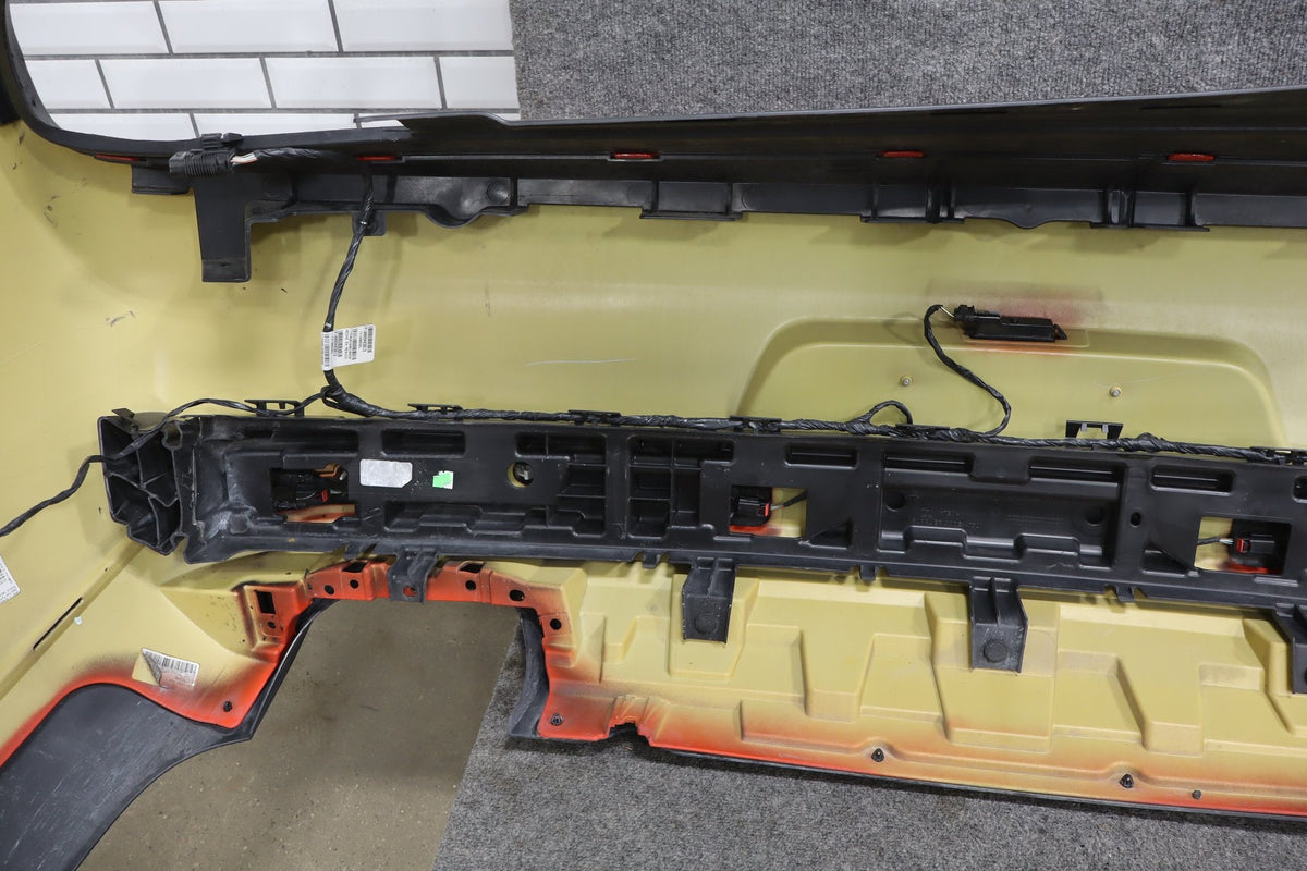 15-23 Dodge Challenger SRT Rear Bumper with Park Assist/Diffuser Go Mango PVP