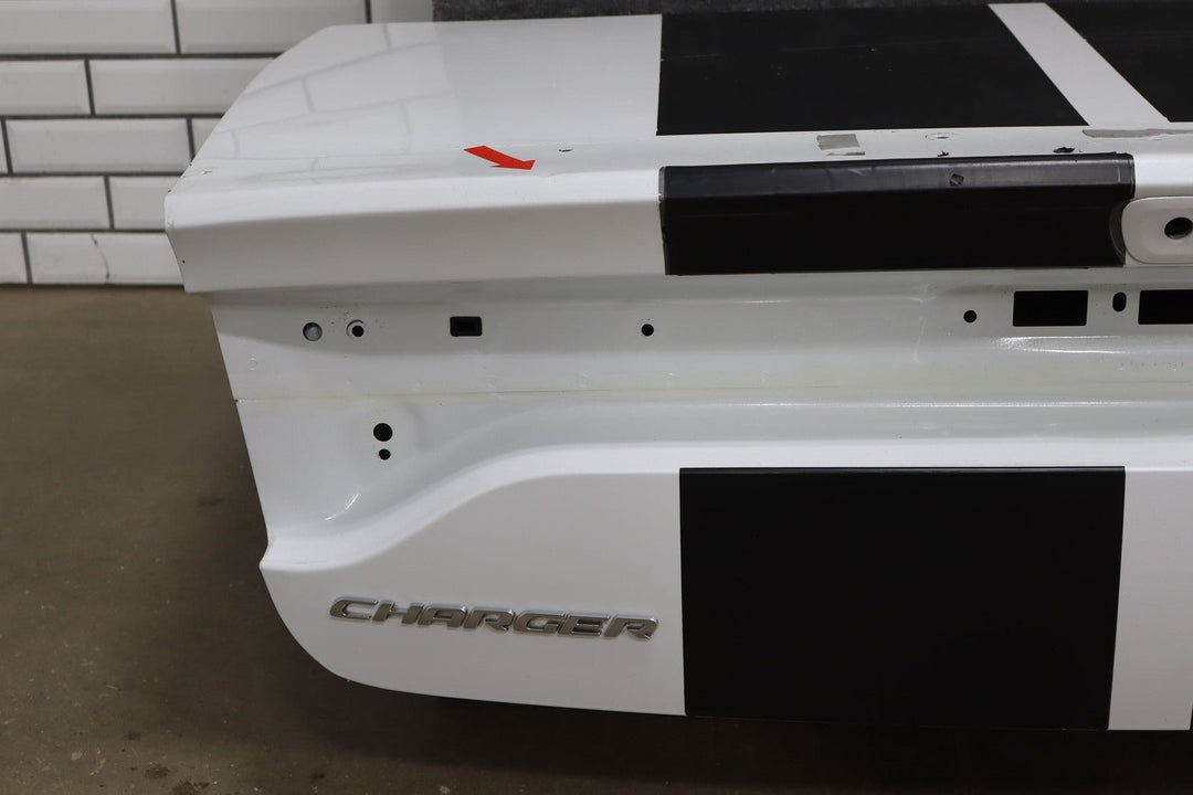 15 - 23 Dodge Charger OEM Trunk Decklid Panel OEM(Ivory White PWD)
