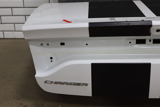 15 - 23 Dodge Charger OEM Trunk Decklid Panel OEM(Ivory White PWD)