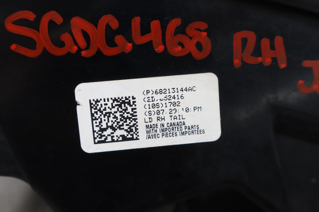 15 - 23 Dodge Charger Passenger Right RH Tail Light OEM 68213144AC