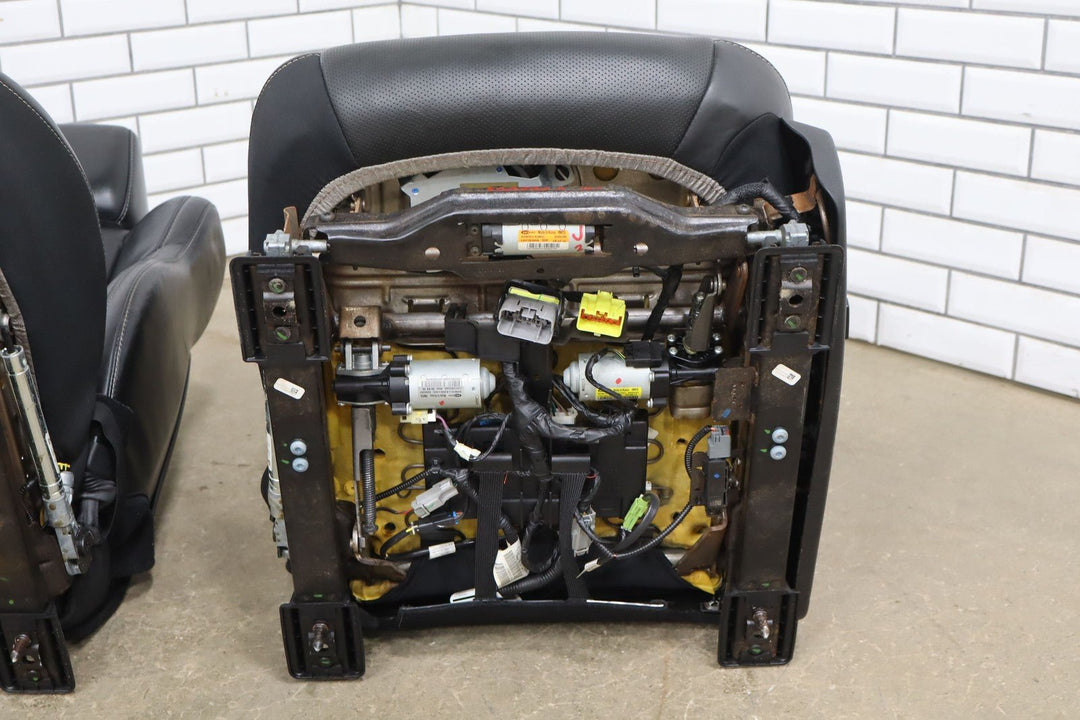 15 - 23 Dodge Charger SRT8 Heated Black Leather Seat Set Front/Rear OEM