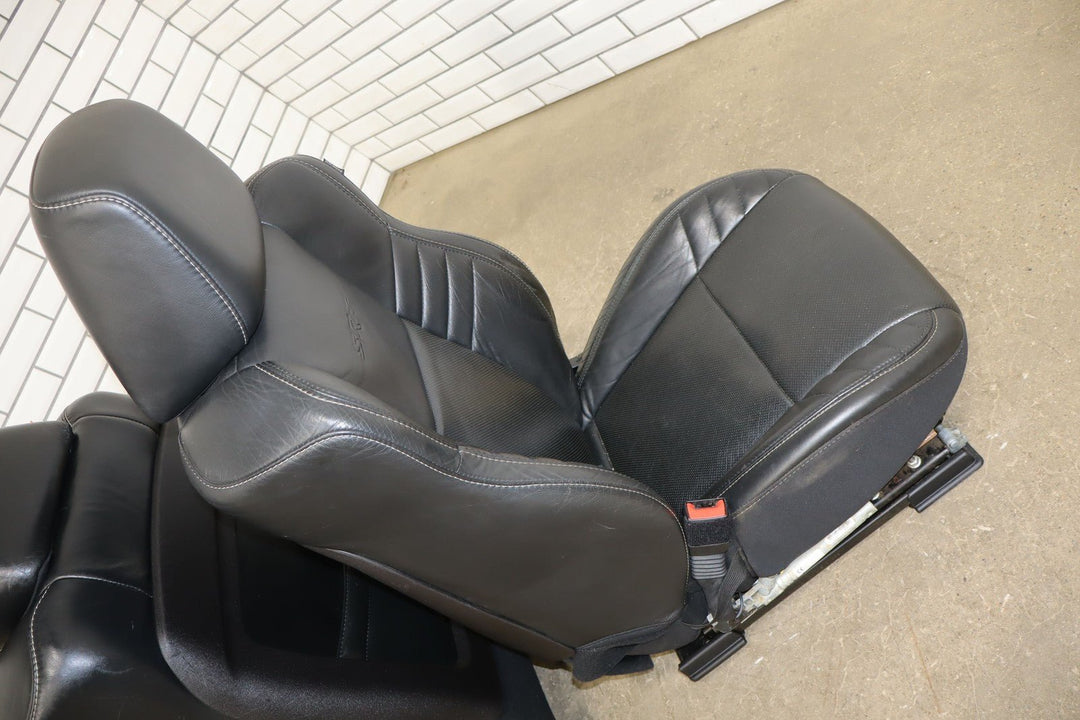 15 - 23 Dodge Charger SRT8 Heated Black Leather Seat Set Front/Rear OEM