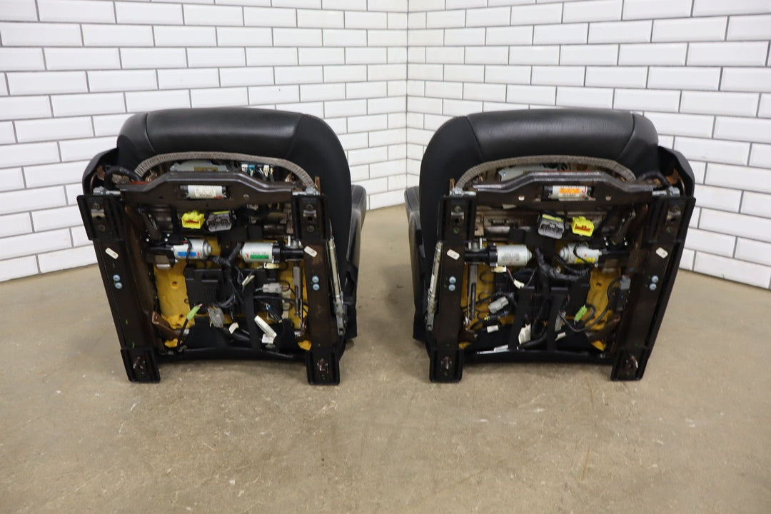 15 - 23 Dodge Charger SRT8 Heated Black Leather Seat Set Front/Rear OEM