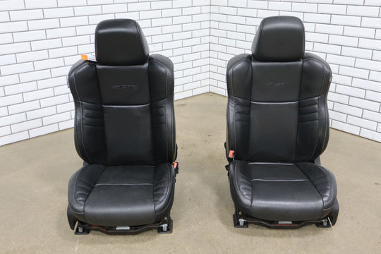 15 - 23 Dodge Charger SRT8 Heated Black Leather Seat Set Front/Rear OEM