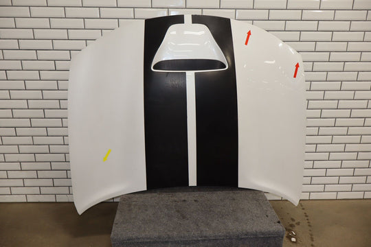 15 - 23 Dodge Charger SRT8 OEM Single Scoop Hood (Ivory White PWD) See Photos