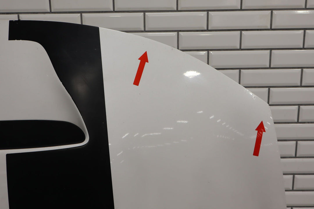 15 - 23 Dodge Charger SRT8 OEM Single Scoop Hood (Ivory White PWD) See Photos