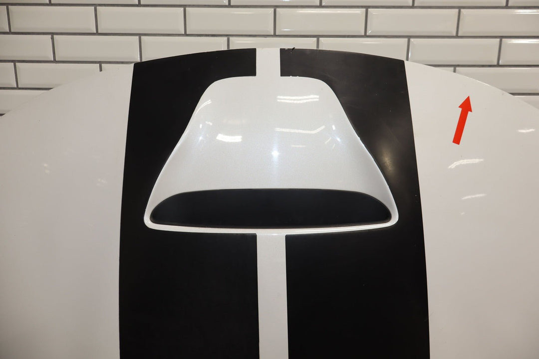 15 - 23 Dodge Charger SRT8 OEM Single Scoop Hood (Ivory White PWD) See Photos