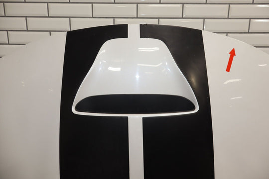 15 - 23 Dodge Charger SRT8 OEM Single Scoop Hood (Ivory White PWD) See Photos