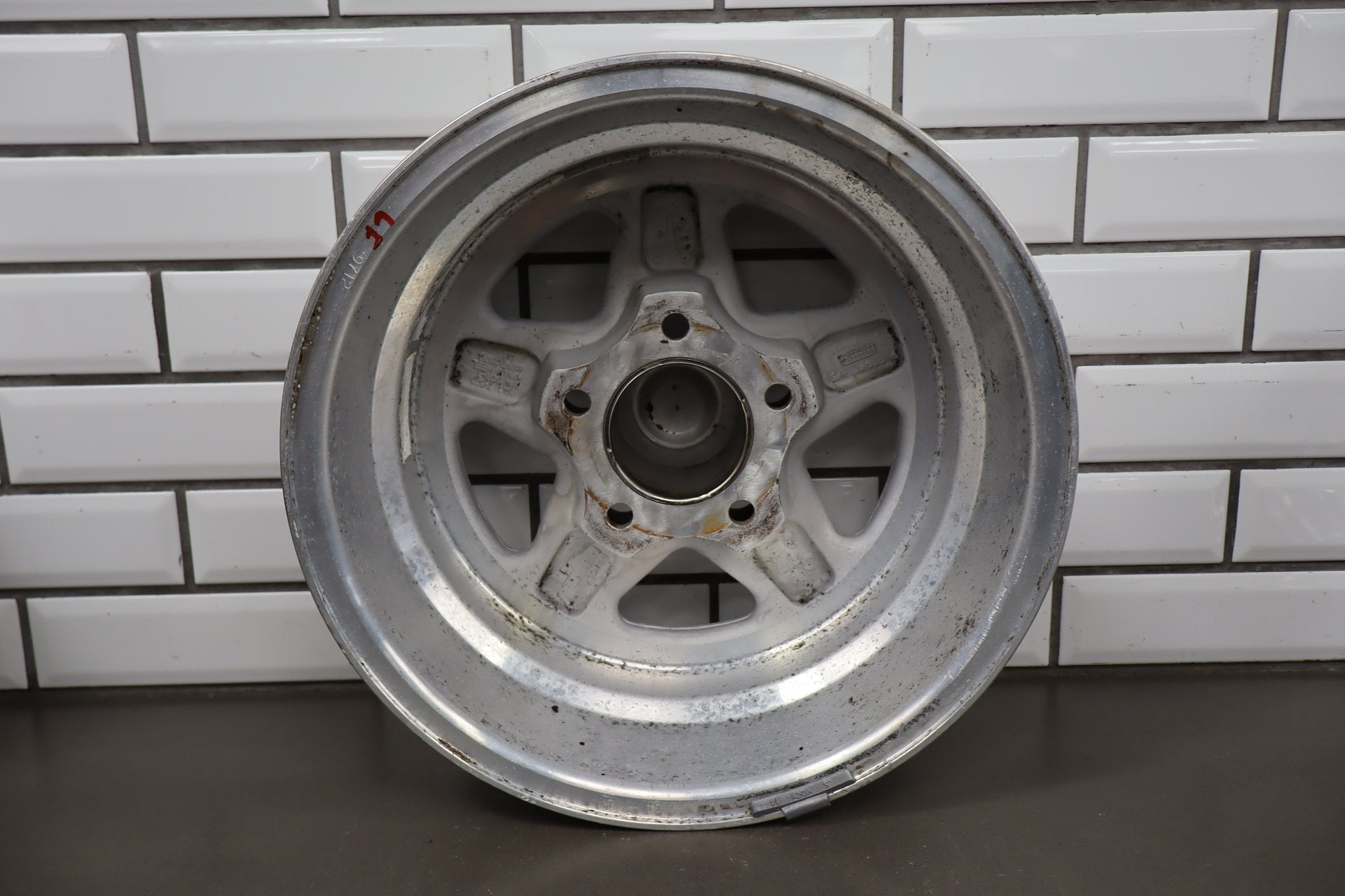 15x7 Pacer 521p Dragstar wheels Set of 3 5x5 (5x127)