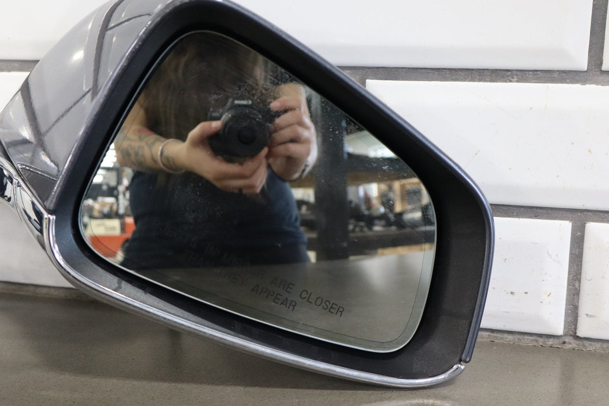 16-20 Model X Front Right Side View Door Mirror Midnight Silver Metallic PMNG