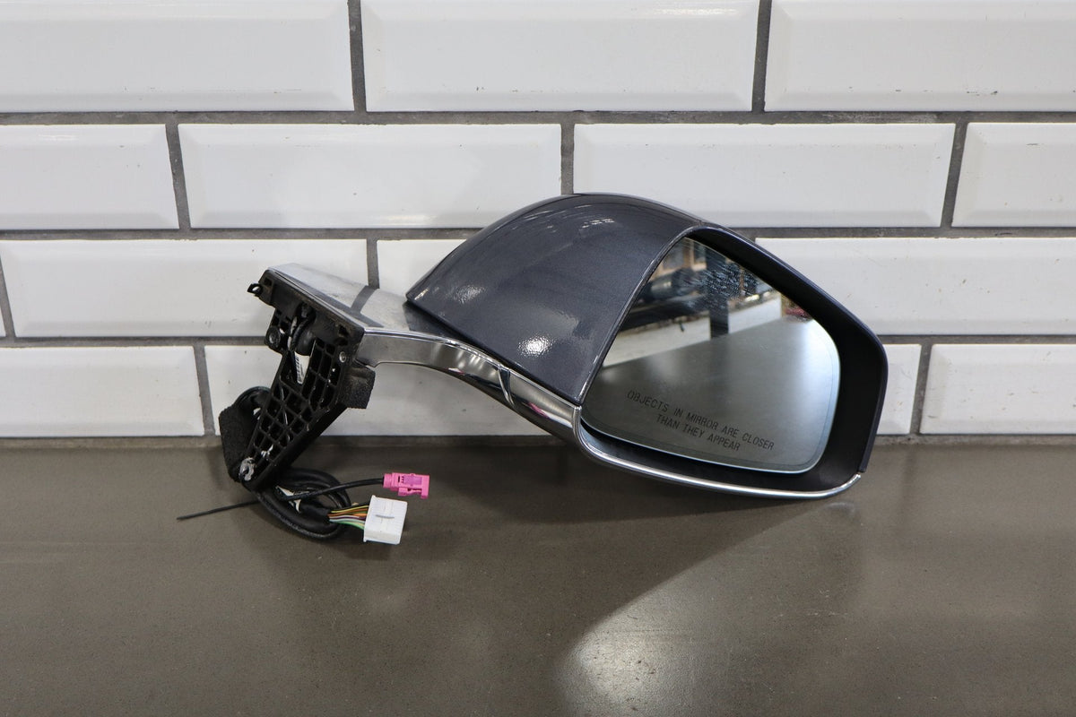 16-20 Model X Front Right Side View Door Mirror Midnight Silver Metallic PMNG