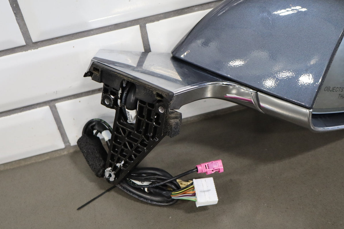 16-20 Model X Front Right Side View Door Mirror Midnight Silver Metallic PMNG