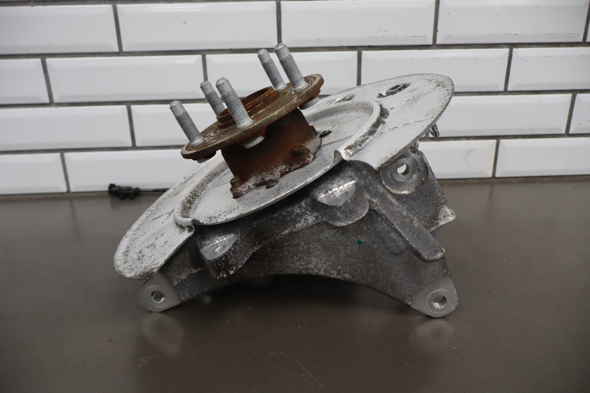 16-20 OEM Tesla Model X Rear Left Driver Suspension Knuckle Spindle W/ Hub