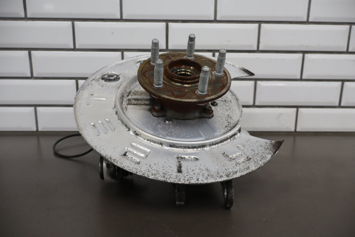 16-20 OEM Tesla Model X Rear Left Driver Suspension Knuckle Spindle W/ Hub
