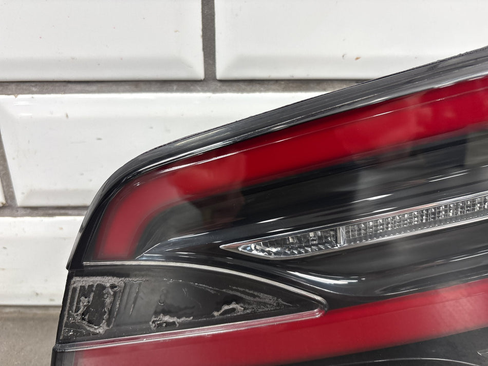 16-20 OEM Tesla Model X Rear Right Passenger Side Trunk Inner Tail Light Lamp