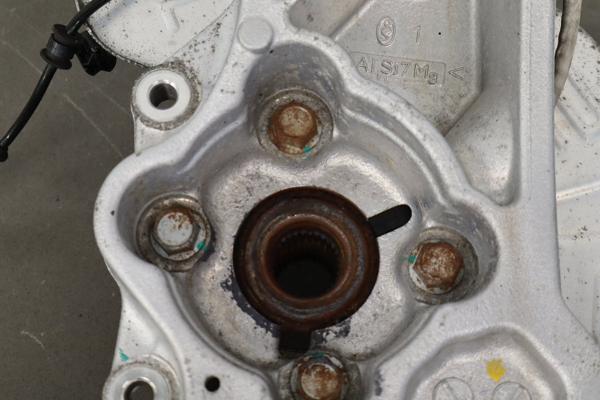 16-20 Tesla Model S AWD Driver Left Front Spindle Knuckle OEM
