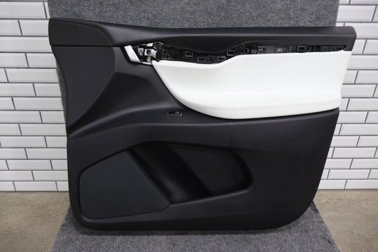 16 - 20 Tesla Model X Front Right RH Interior Door Trim Panel (White & Black)