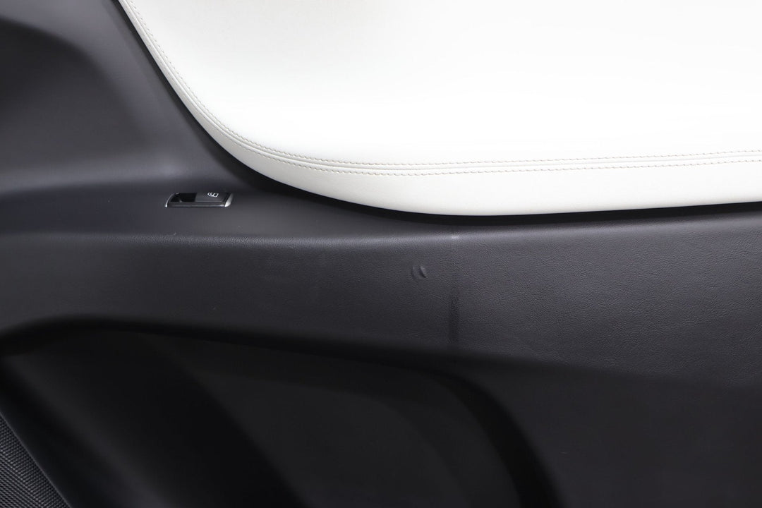 16 - 20 Tesla Model X Front Right RH Interior Door Trim Panel (White & Black)