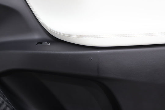 16 - 20 Tesla Model X Front Right RH Interior Door Trim Panel (White & Black)