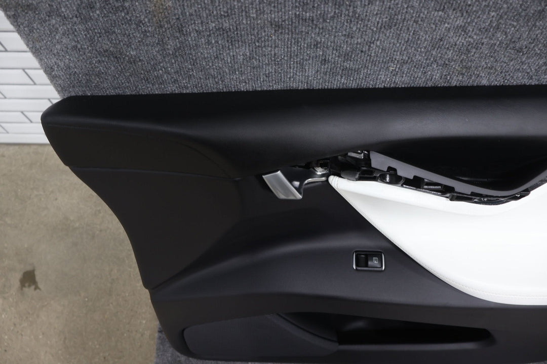 16 - 20 Tesla Model X Front Right RH Interior Door Trim Panel (White & Black)