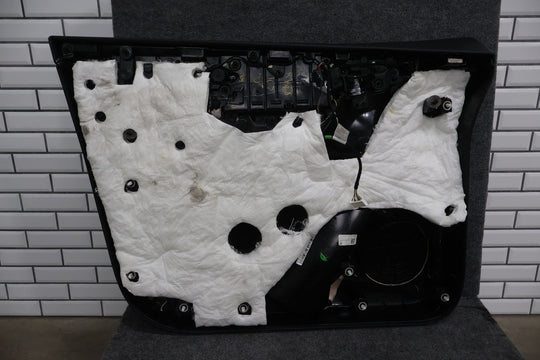 16 - 20 Tesla Model X Front Right RH Interior Door Trim Panel (White & Black)