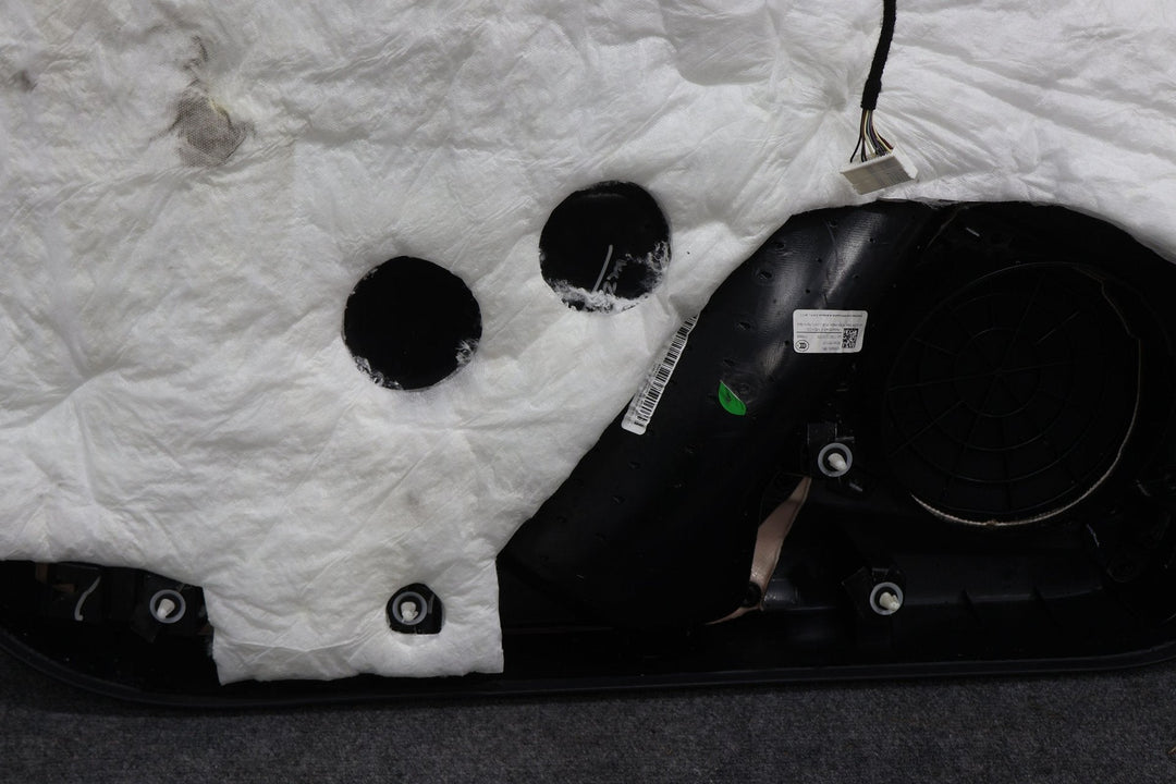 16 - 20 Tesla Model X Front Right RH Interior Door Trim Panel (White & Black)