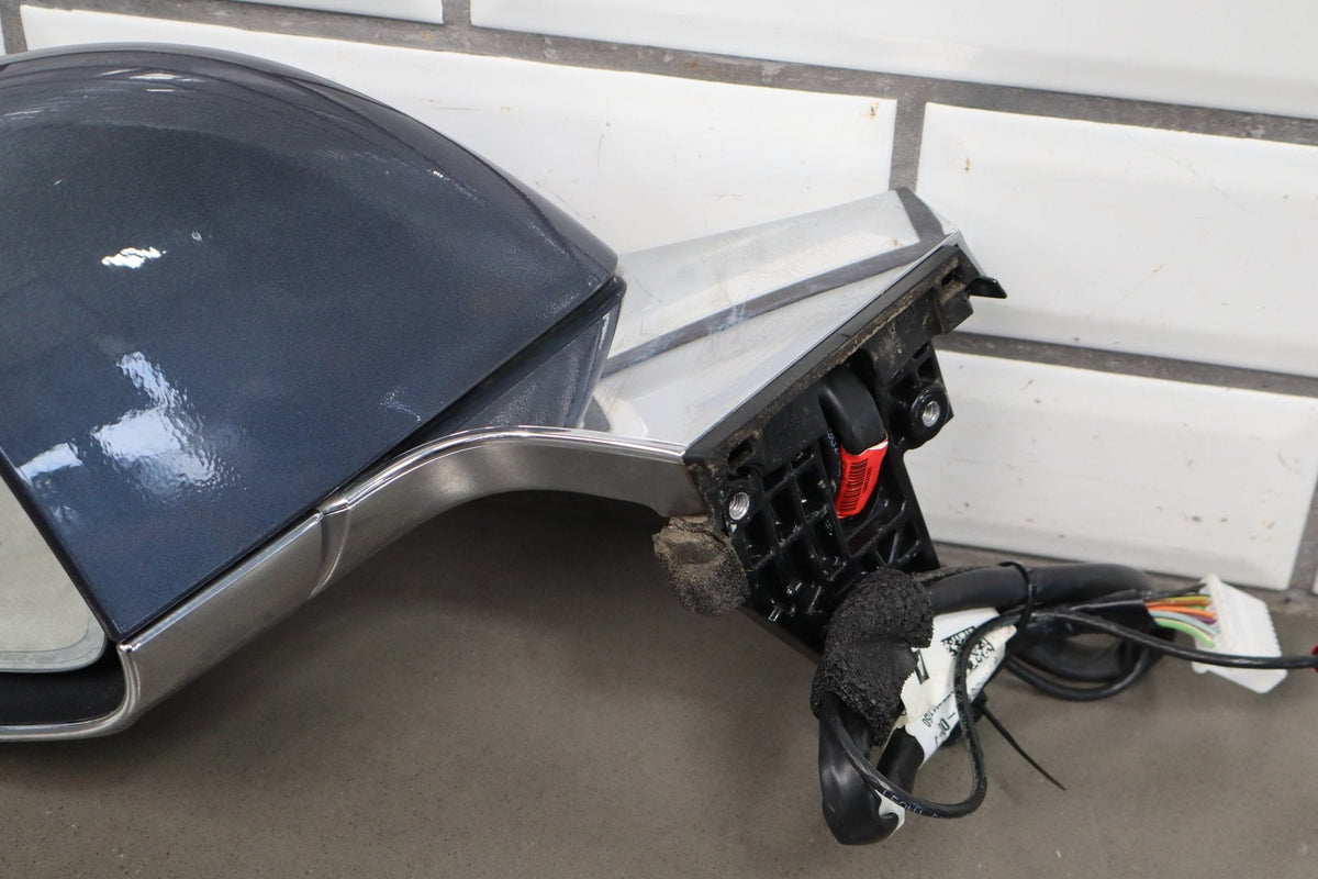 16-20 Tesla Model X Left Rear View Door Mirror Midnight Silver Metallic PMNG