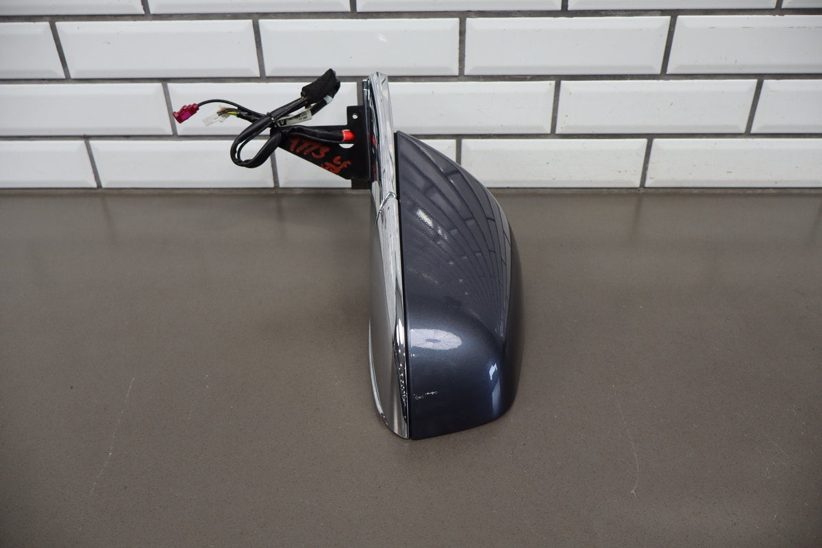 16-20 Tesla Model X Left Rear View Door Mirror Midnight Silver Metallic PMNG