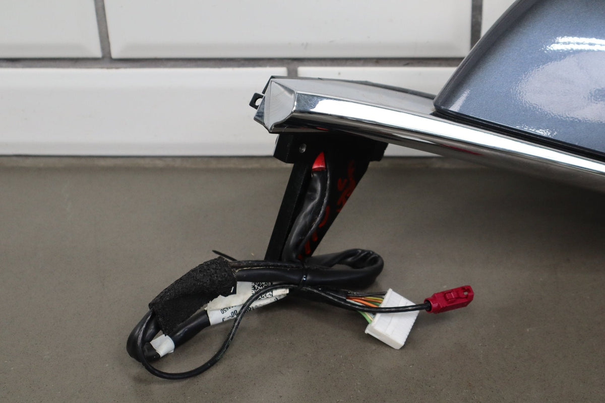 16-20 Tesla Model X Left Rear View Door Mirror Midnight Silver Metallic PMNG