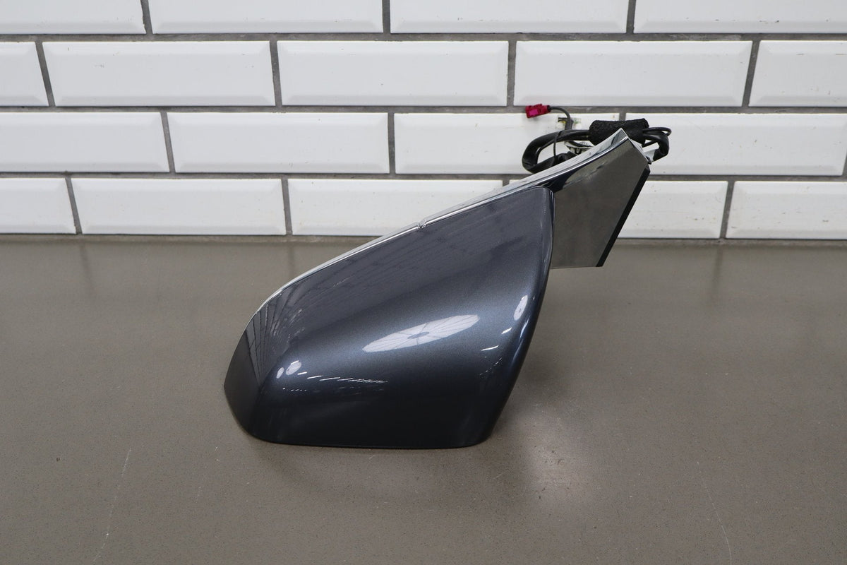 16-20 Tesla Model X Left Rear View Door Mirror Midnight Silver Metallic PMNG