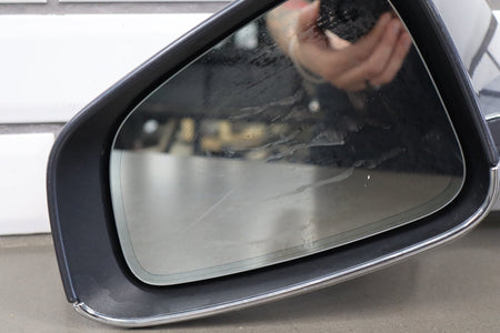 16-20 Tesla Model X Left Rear View Door Mirror Midnight Silver Metallic PMNG