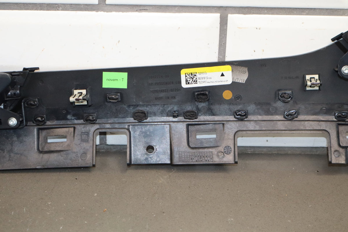 16-20 Tesla Model X Light Woodgrain Dash Trim Kit 3pc OEM