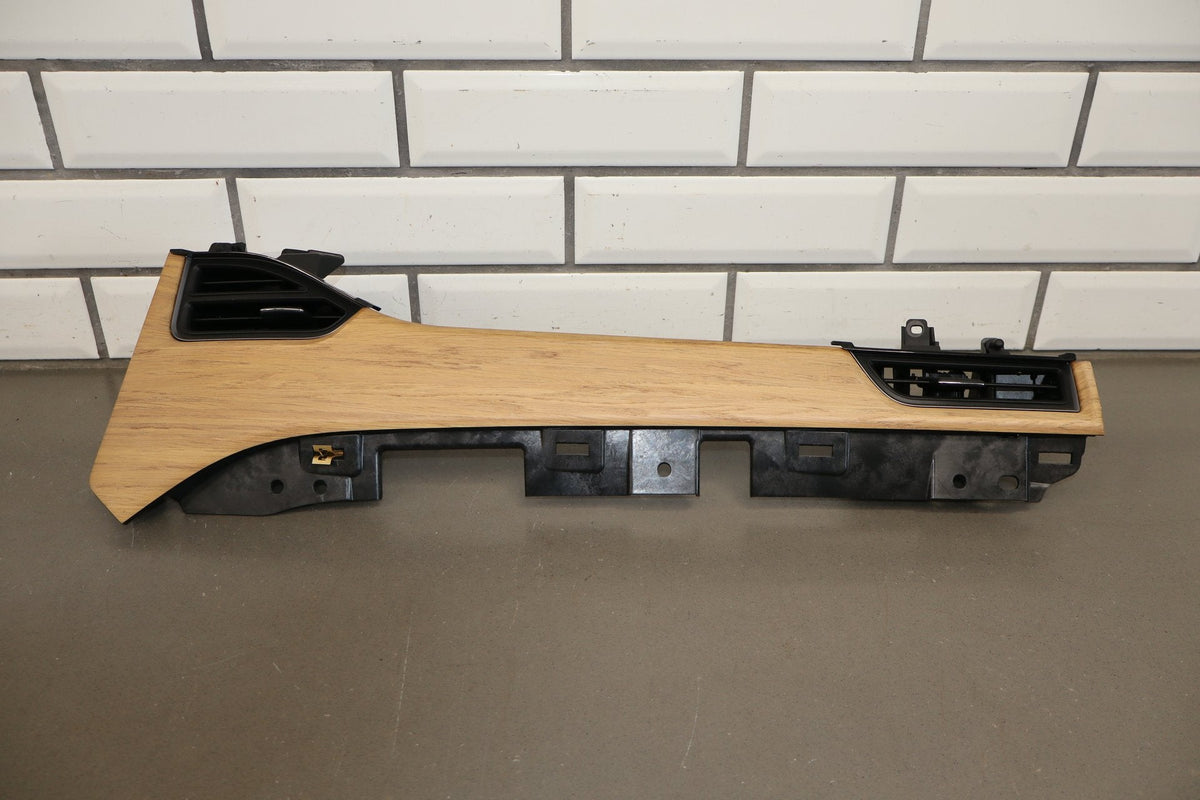 16-20 Tesla Model X Light Woodgrain Dash Trim Kit 3pc OEM