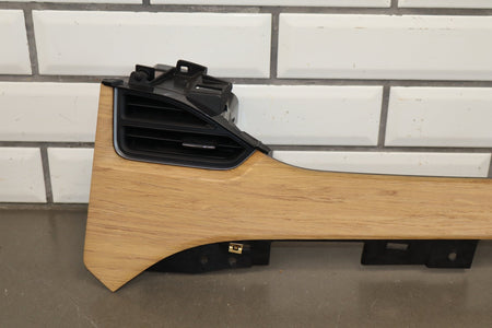 16-20 Tesla Model X Light Woodgrain Dash Trim Kit 3pc OEM