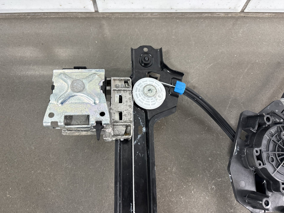 16-20 Tesla Model X Rear Left Falcon Door Window Regulator & Motor